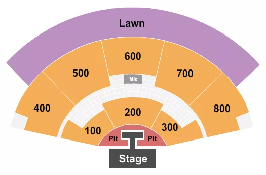 seating chart for Xfinity Theatre - Riley Green - eventticketscenter.com