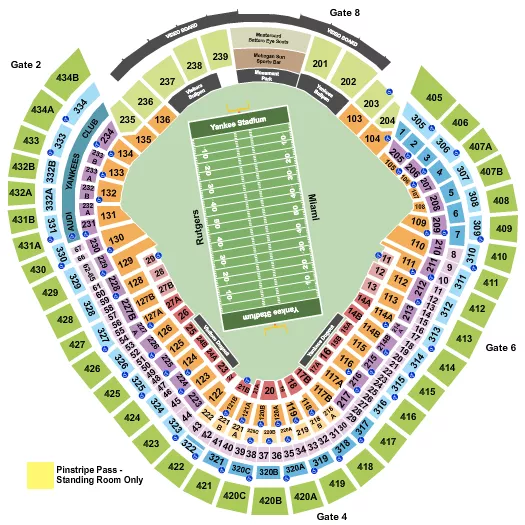 Yankee Stadium Tickets & Seating Chart ETC