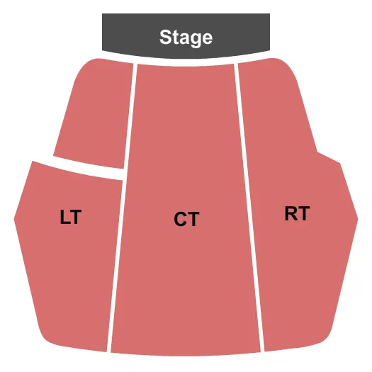 seating chart for Yates Memorial Centre - End Stage - eventticketscenter.com