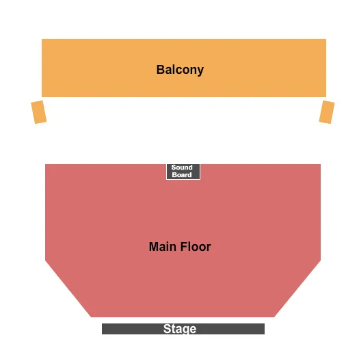 seating chart for Yavapai College Performance Hall - Endstage 2 - eventticketscenter.com