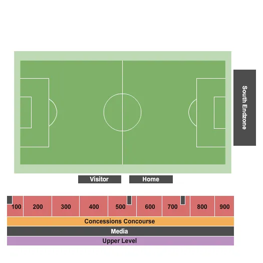 seating chart for York Lions Stadium - Soccer - eventticketscenter.com