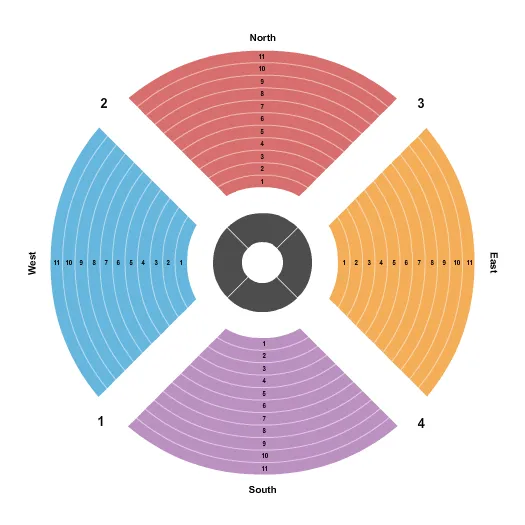 seating chart for Young Living Centre Stage at Hale Centre Theatre - Endstage - eventticketscenter.com