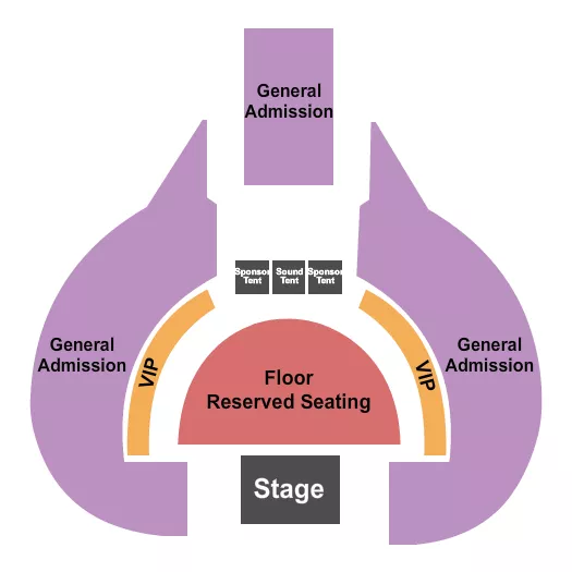 seating chart for Youngsville Amphitheater - Endstage GA - eventticketscenter.com