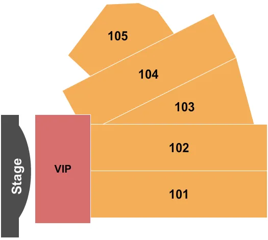 seating chart for Yucaipa Performing Arts Center Outdoor Stage - Endstage/VIP - eventticketscenter.com