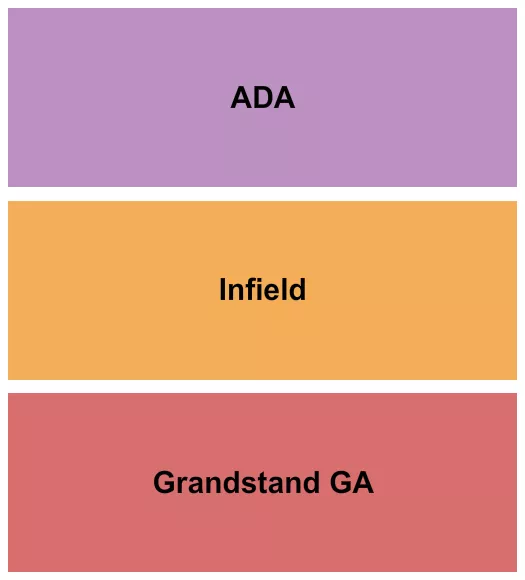 seating chart for Yuma County Fairgrounds - CO - Infield/GS - eventticketscenter.com