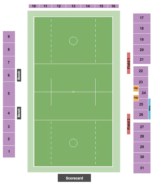 seating chart for Zions Bank Stadium - Lacrosse - eventticketscenter.com