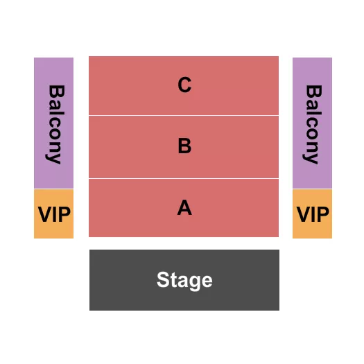 seating chart for Zipper Concert Hall - Candlelight - eventticketscenter.com