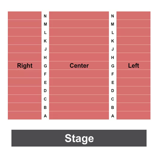 seating chart for Zlock Performing Arts Center - Endstage - eventticketscenter.com