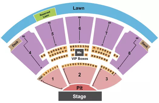 seating chart for  - Endstage GA Pit E-F - eventticketscenter.com