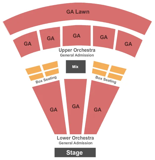 seating chart for Ting Pavilion - General Admission - eventticketscenter.com