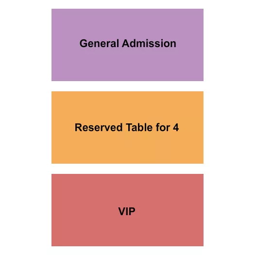 seating chart for xBk Live - GA/VIP/Table - eventticketscenter.com