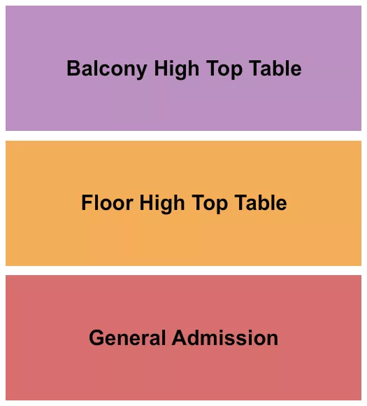 seating chart for xBk Live - GA/Floor/Balcony - eventticketscenter.com