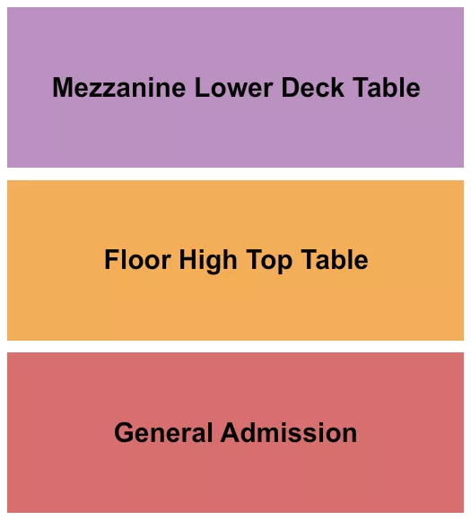 seating chart for xBk Live - GA/Floor/Mezz - eventticketscenter.com