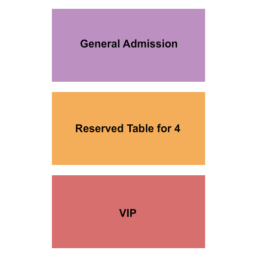 xBk Live GA/VIP/Table Seating Chart