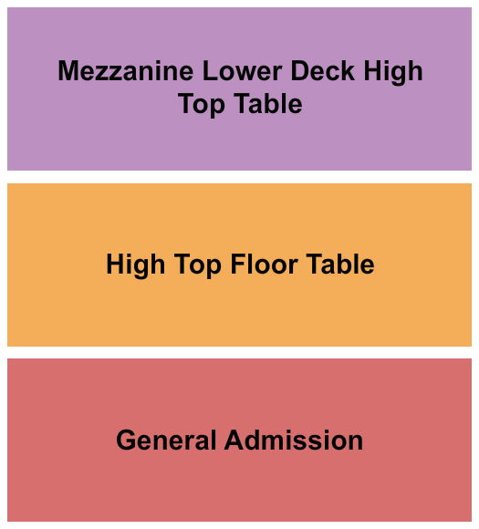 xBk Live GA/Table/Mezz Seating Chart