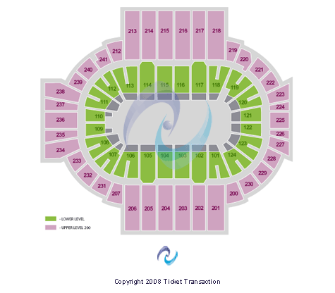 XL Center Open Floor Seating Chart